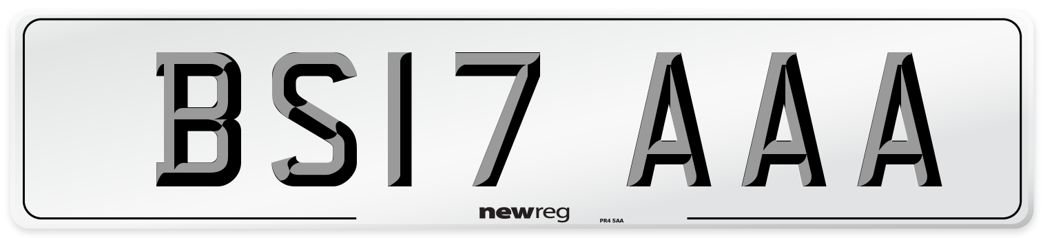 BS17 AAA Number Plate from New Reg